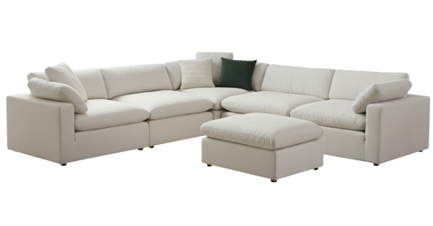 5 Seater Corner Modular with Ottoman