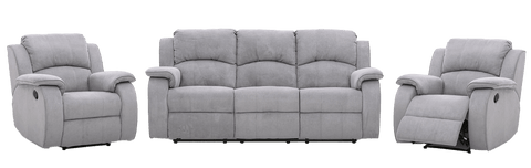 3 Seater with End Recliners + 2 Recliners