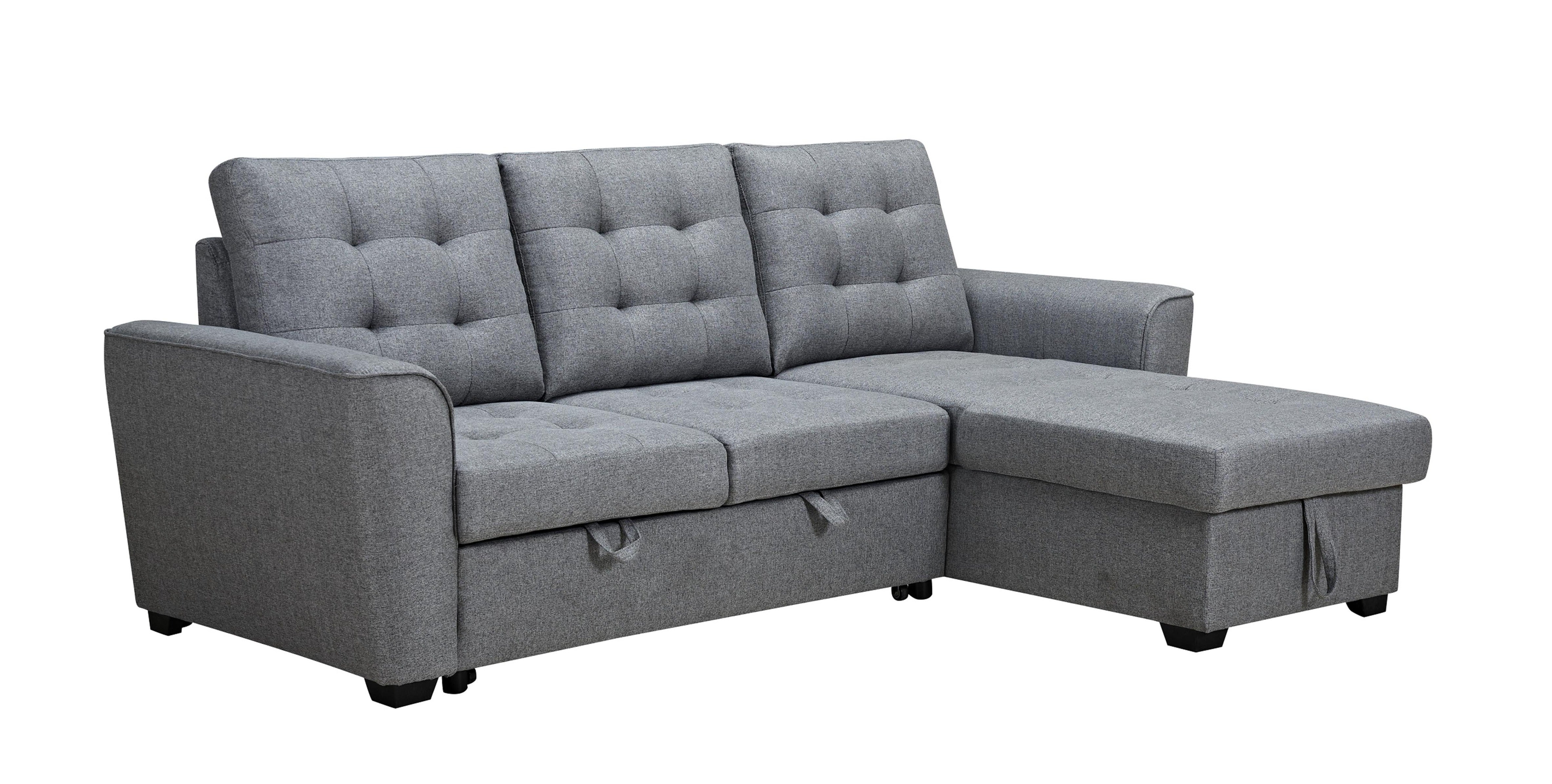 Seater Sofabed with Storage Chaise - Main Image