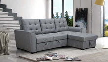 Load image into Gallery viewer, 3 Seater Sofabed with Storage Chaise

