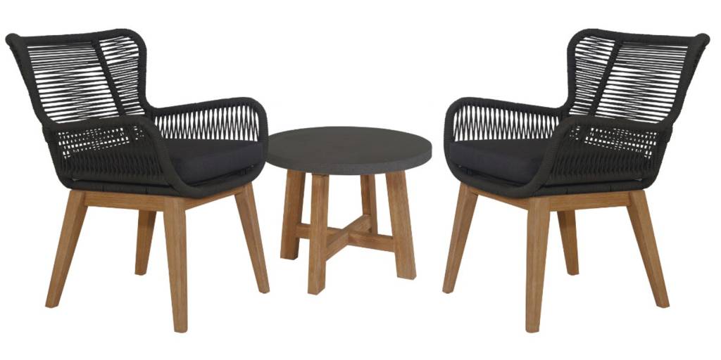 3 Piece Outdoor Chat Set Lounges Plus