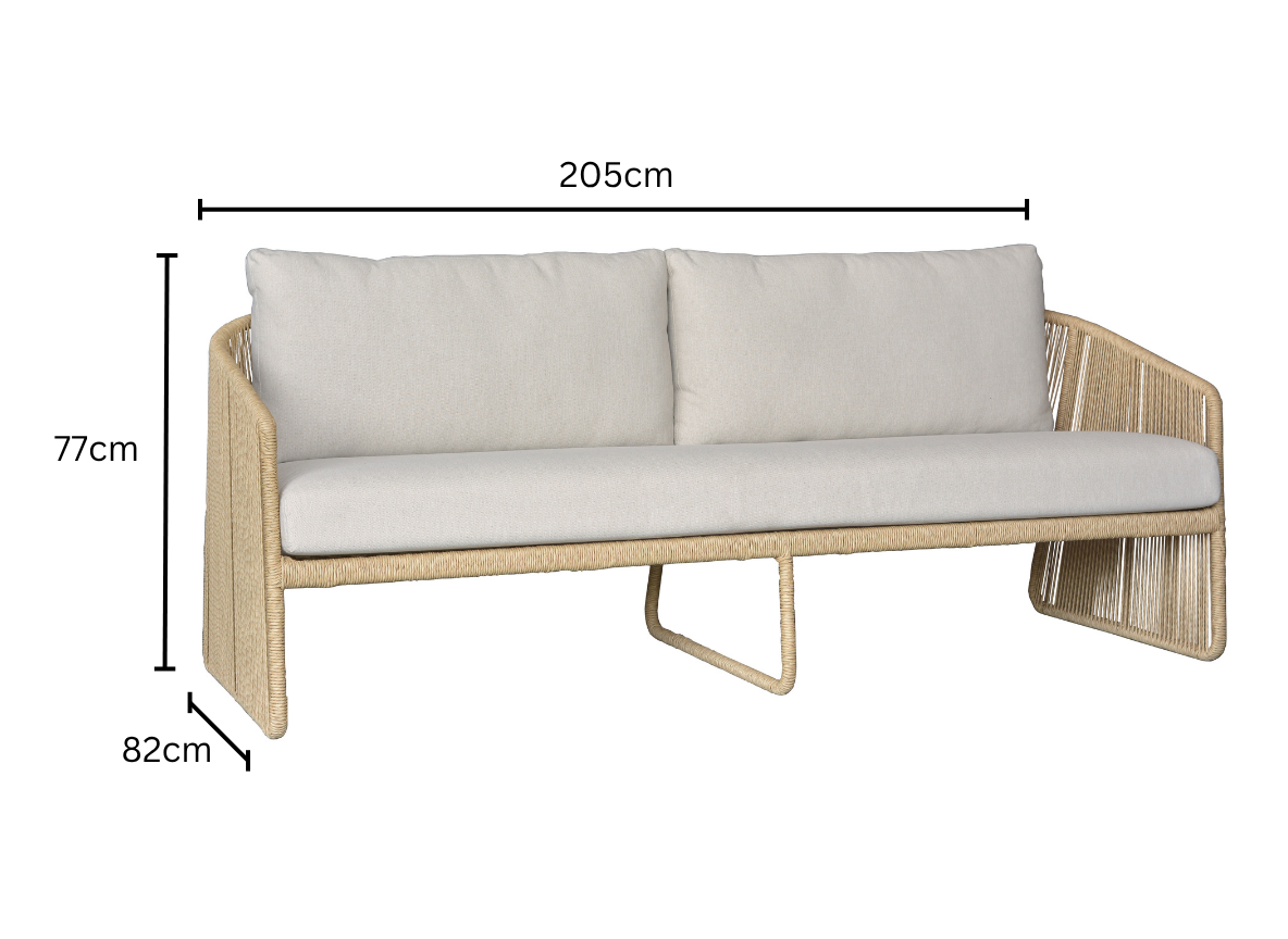 2.5 Seater Outdoor Lounge