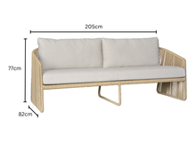 Load image into Gallery viewer, 2.5 Seater Outdoor Lounge
