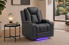 Load image into Gallery viewer, Electric recliner with adjustable headrests
