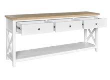 Load image into Gallery viewer, 3 Drawer Console Table
