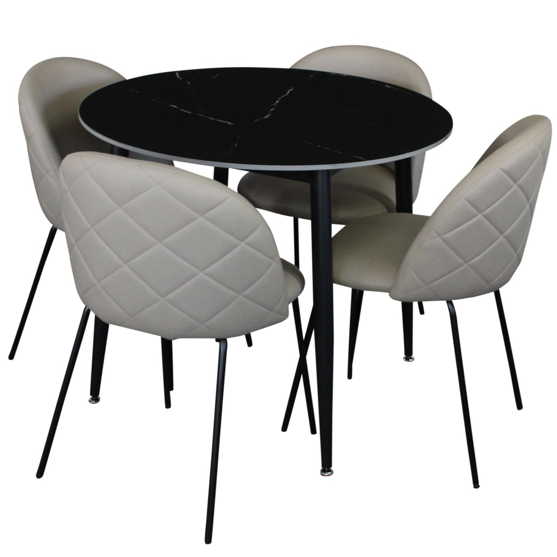 5 Piece Round Dining Set
