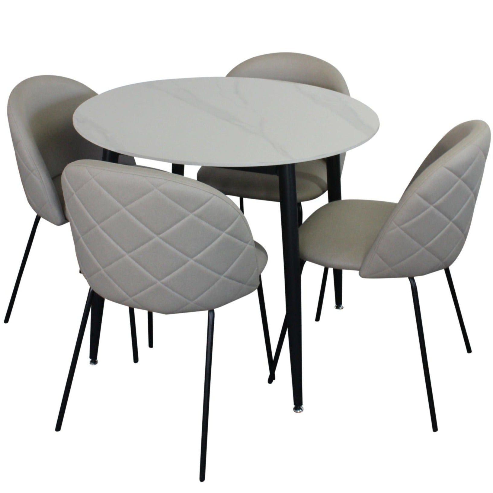 5 Piece Round Dining Set
