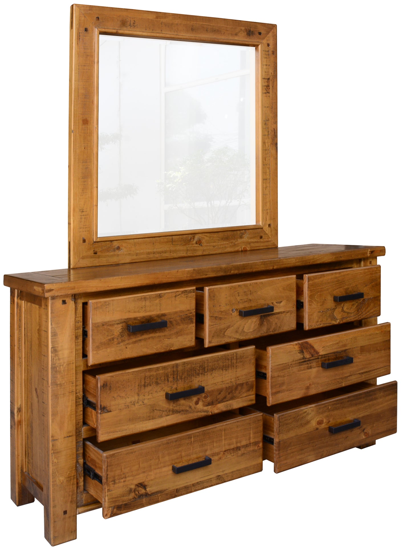 Dresser and Mirror