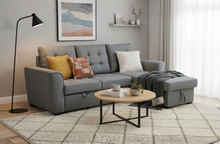 Load image into Gallery viewer, 3 Seater Sofabed with Storage Chaise
