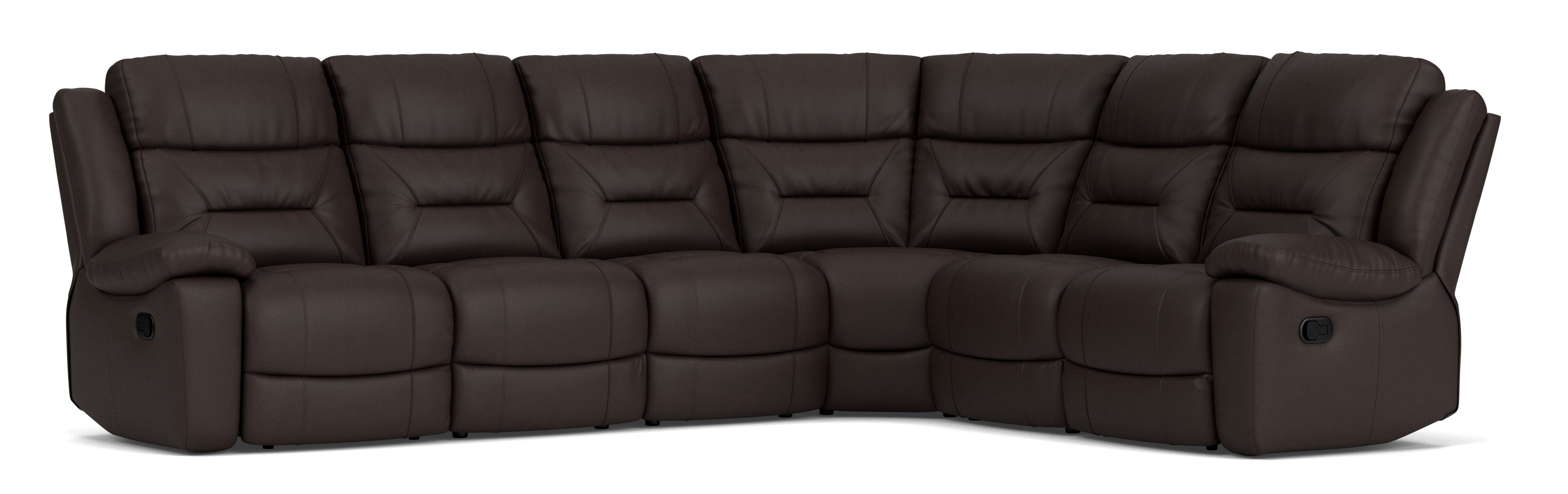 6 Seater Corner Modular with End Recliners