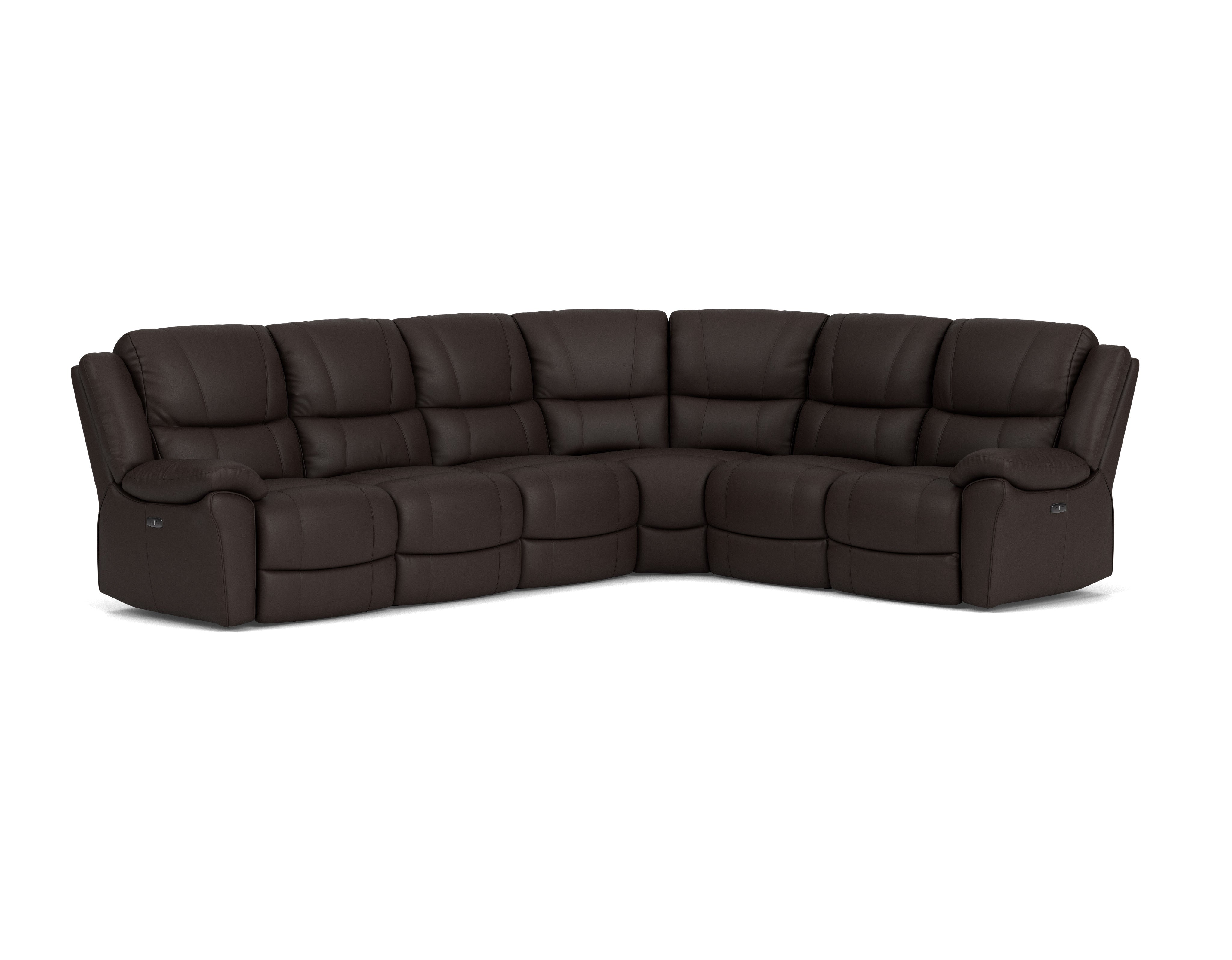 6 Seater Corner with End Electric Recliners