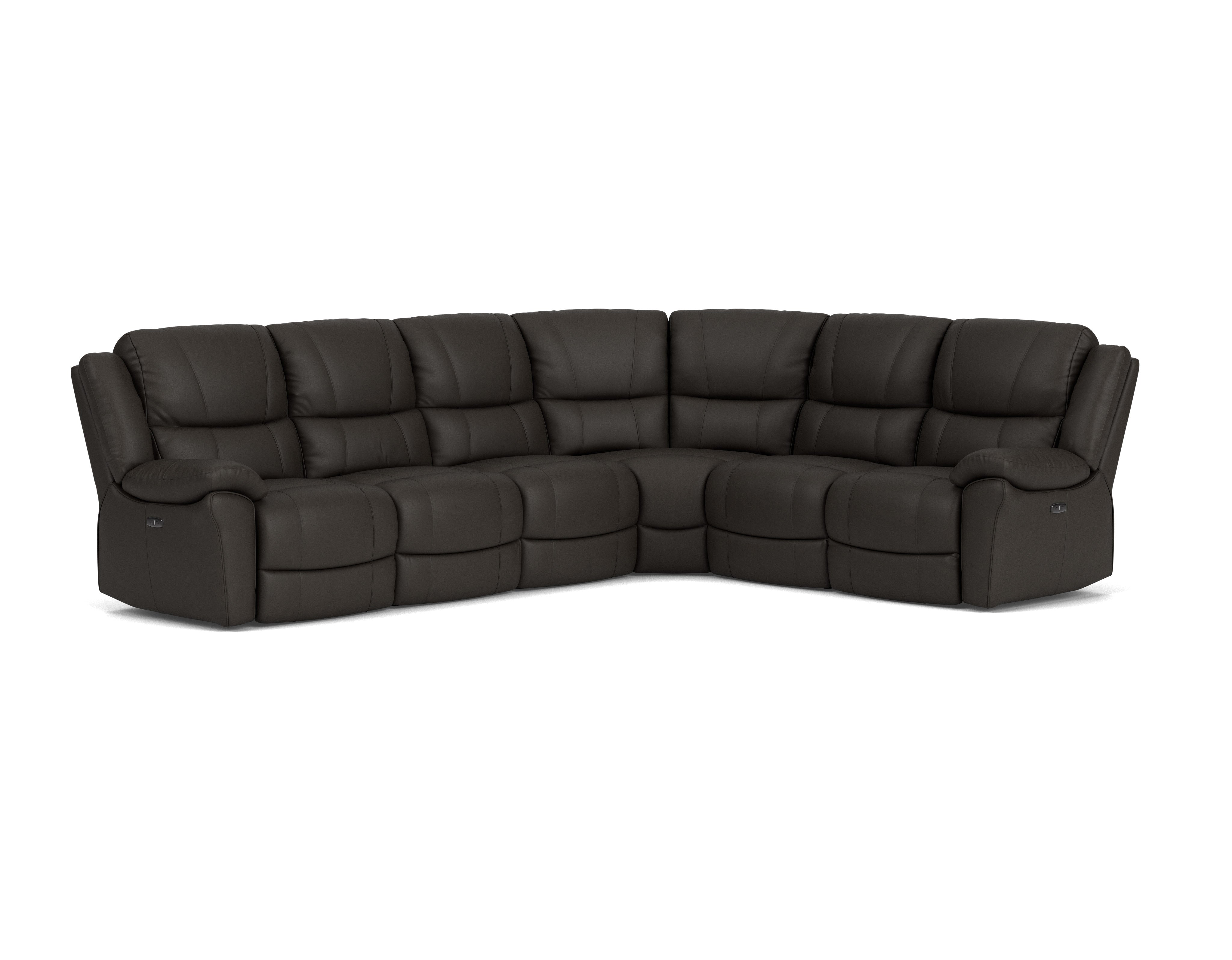 6 Seater Corner with End Electric Recliners