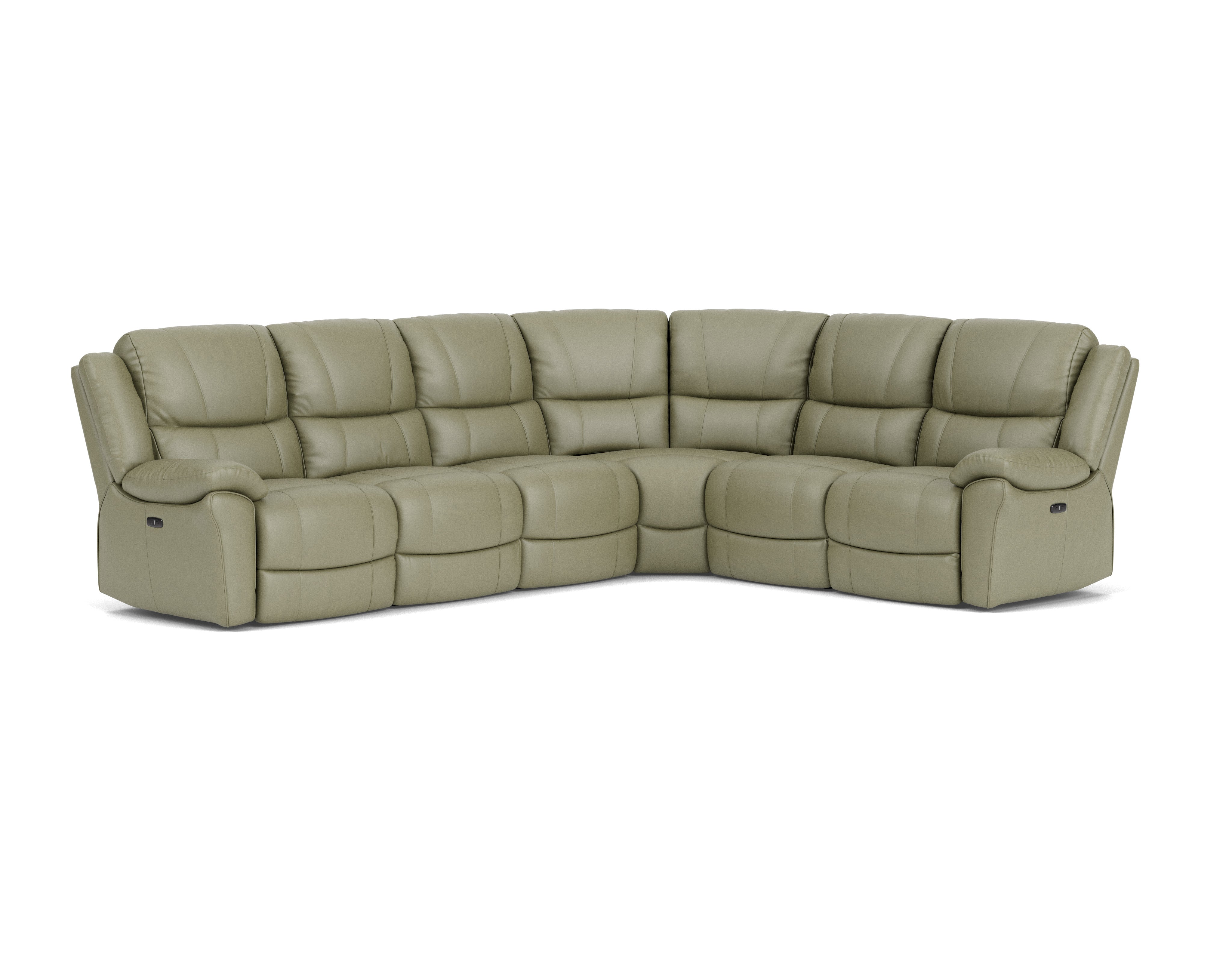 6 Seater Corner with End Electric Recliners