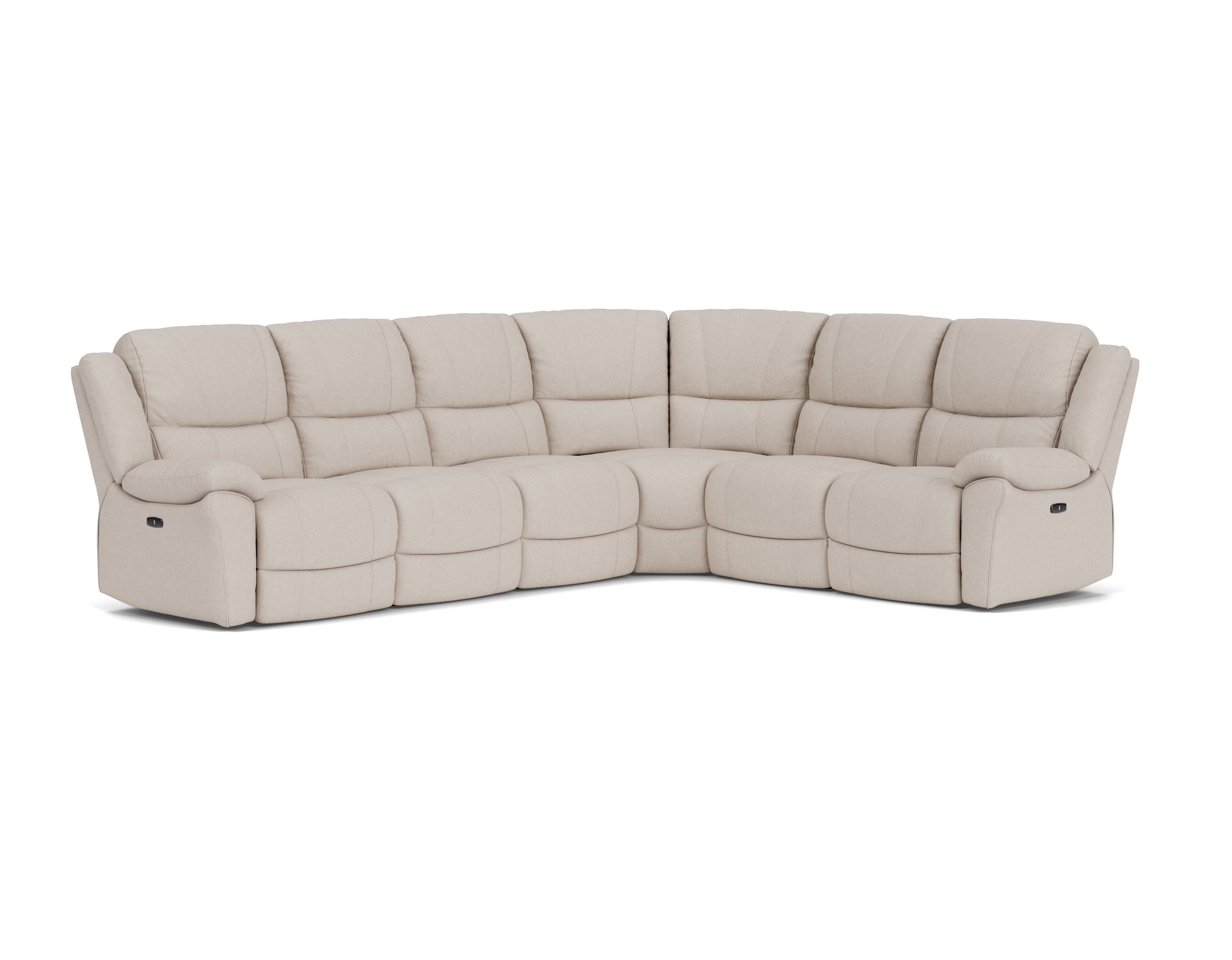6 Seater Corner with End Electric Recliners