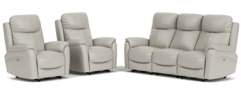 3 Seater with End Recliners + 2 Recliners