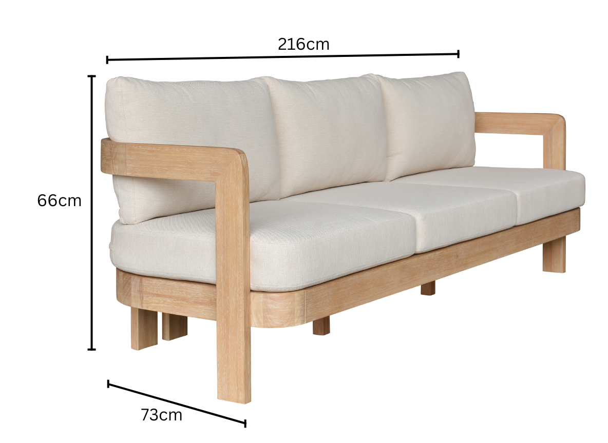 3 Seater Outdoor Lounge