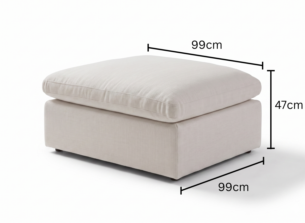 5 Seater Corner Modular with Ottoman