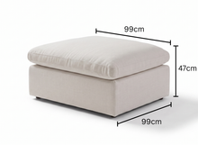 Load image into Gallery viewer, 5 Seater Corner Modular with Ottoman
