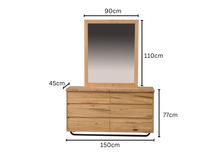Load image into Gallery viewer, Dresser &amp; Mirror
