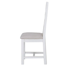 Load image into Gallery viewer, Ladder Back Fabric Dining Chair
