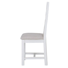 Load image into Gallery viewer, Ladder Back Fabric Dining Chair

