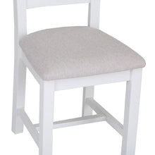 Load image into Gallery viewer, Ladder Back Fabric Dining Chair
