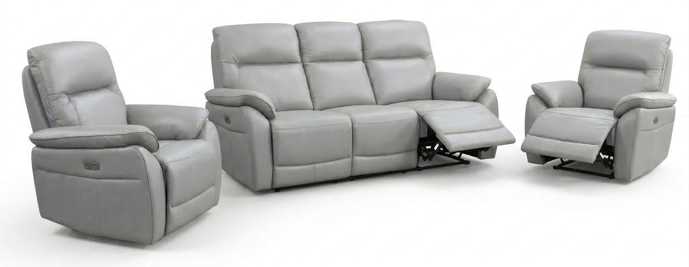 3 Seater with End Electric Recliners + 2 Electric Recliners