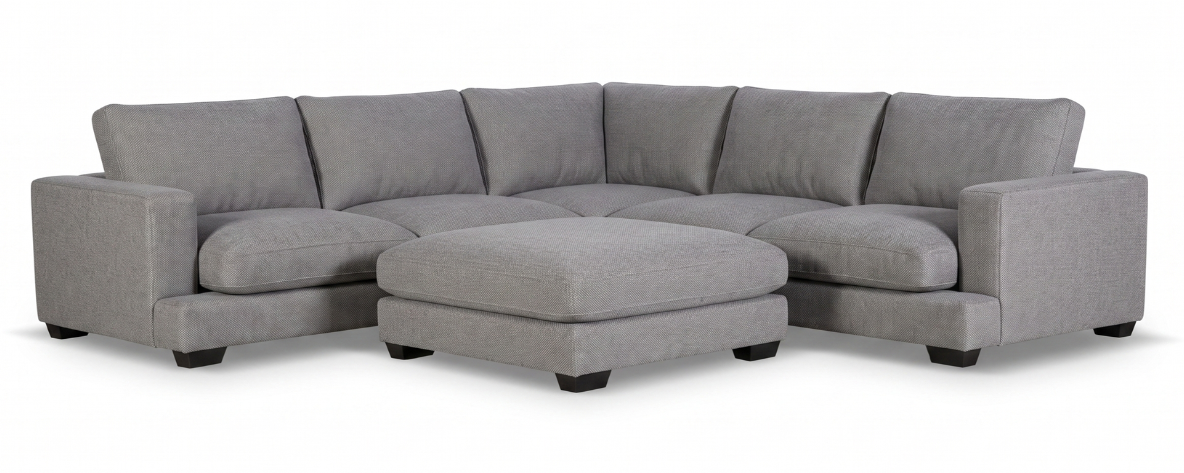 5.5 Seater Corner With Ottoman