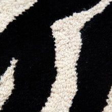 Load image into Gallery viewer, Les Nomades Zanzibar Black &amp; White Wool Rug
