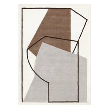 Load image into Gallery viewer, Les Nomades Minimal Beige Wool Rug
