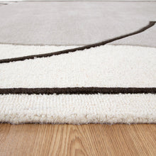 Load image into Gallery viewer, Les Nomades Minimal Beige Wool Rug

