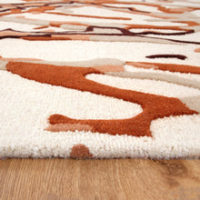 Load image into Gallery viewer, Les Nomades Tangle Rust Wool Rug
