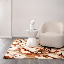 Load image into Gallery viewer, Les Nomades Tangle Rust Wool Rug
