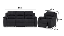 Load image into Gallery viewer, 3 Seater with End Recliners + 2 Recliners
