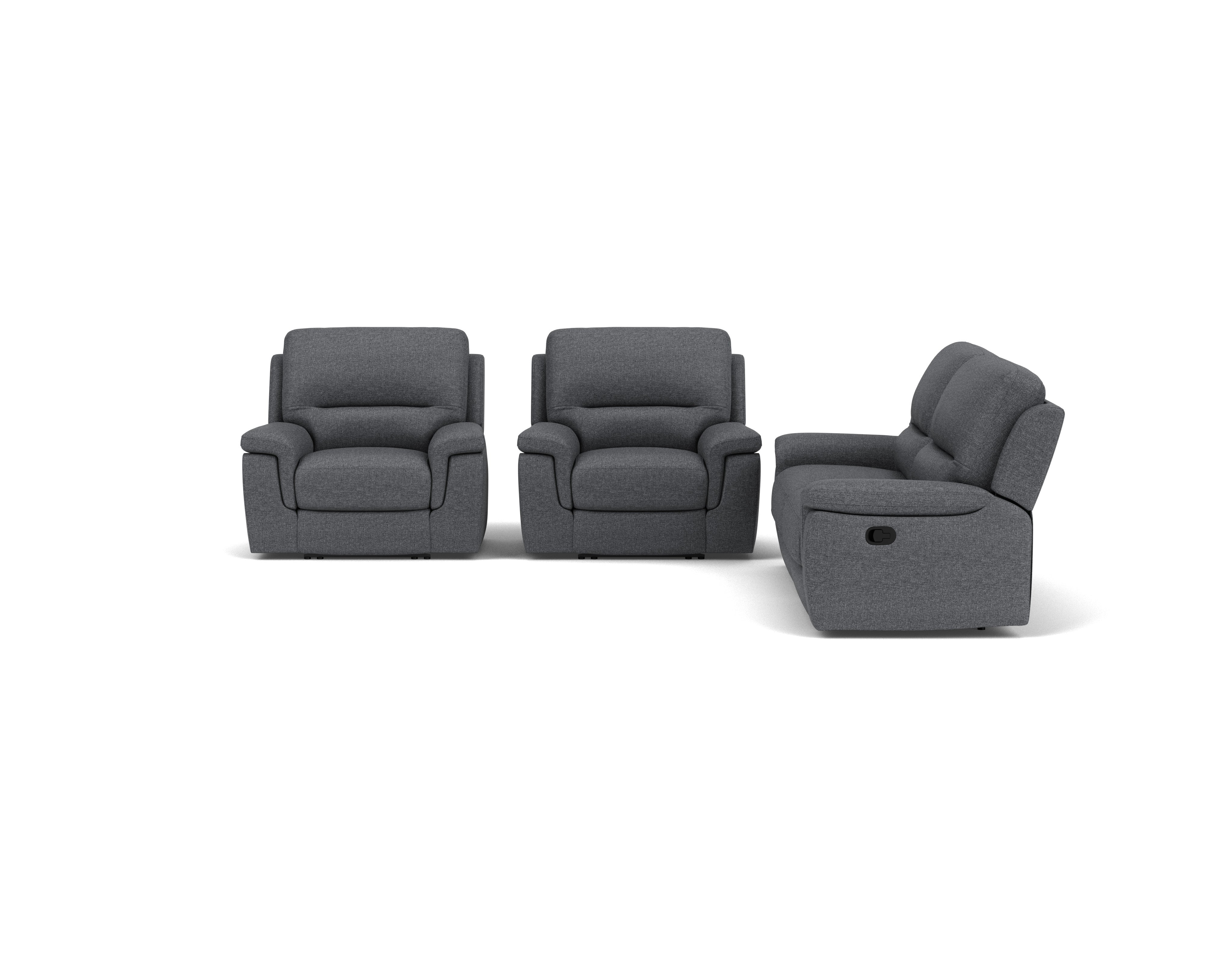 2.5 Seater with End Recliners + 2 Recliners