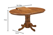 Load image into Gallery viewer, Round Extension Dining Table
