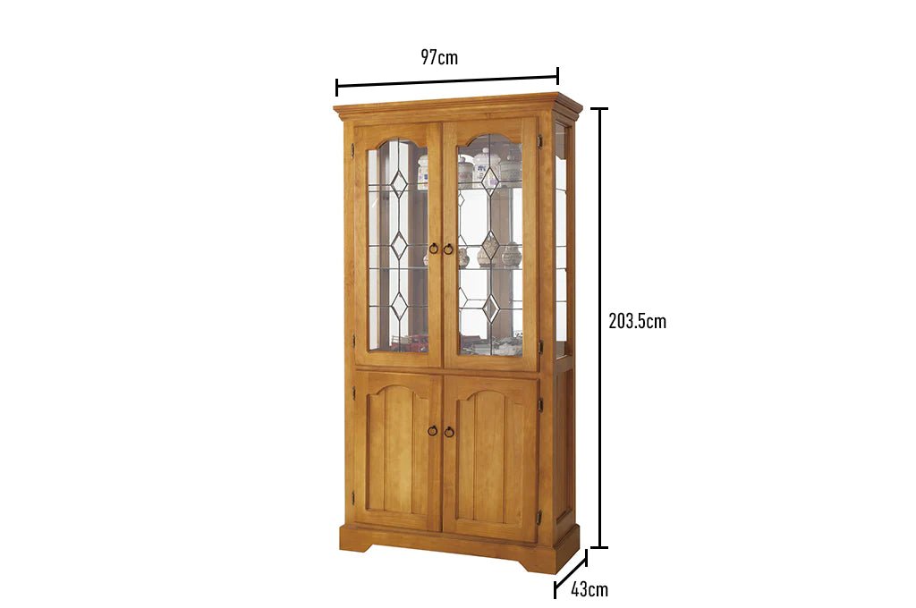 Mirrored China Display Cabinet 001