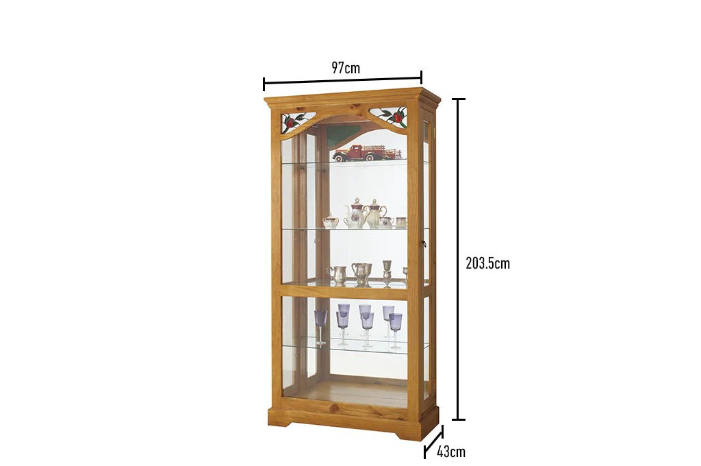 Mirrored China Display Cabinet 003