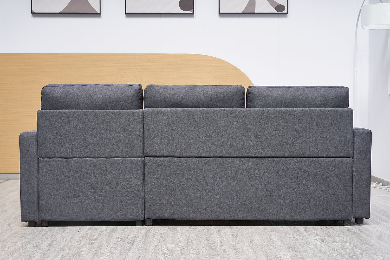 3 Seater Sofa Bed with Reversible Storage Chaise