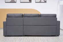 Load image into Gallery viewer, 3 Seater Sofa Bed with Reversible Storage Chaise

