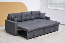 Load image into Gallery viewer, 3 Seater Sofa Bed with Reversible Storage Chaise
