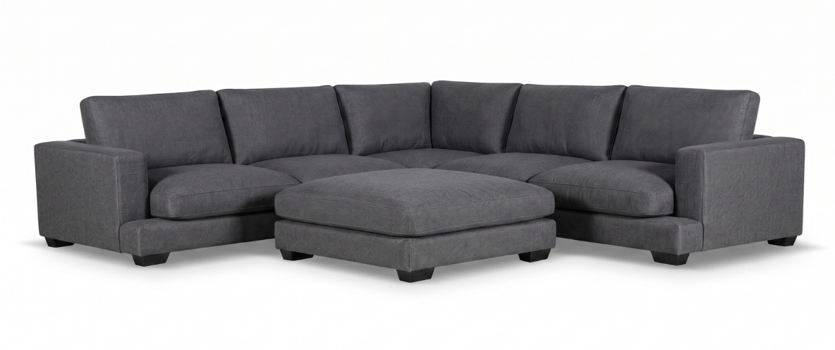 5.5 Seater Corner With Ottoman