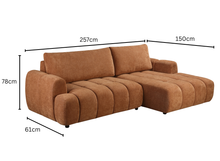 Load image into Gallery viewer, 3.5 Seater with Storage Chaise &amp; Sofabed
