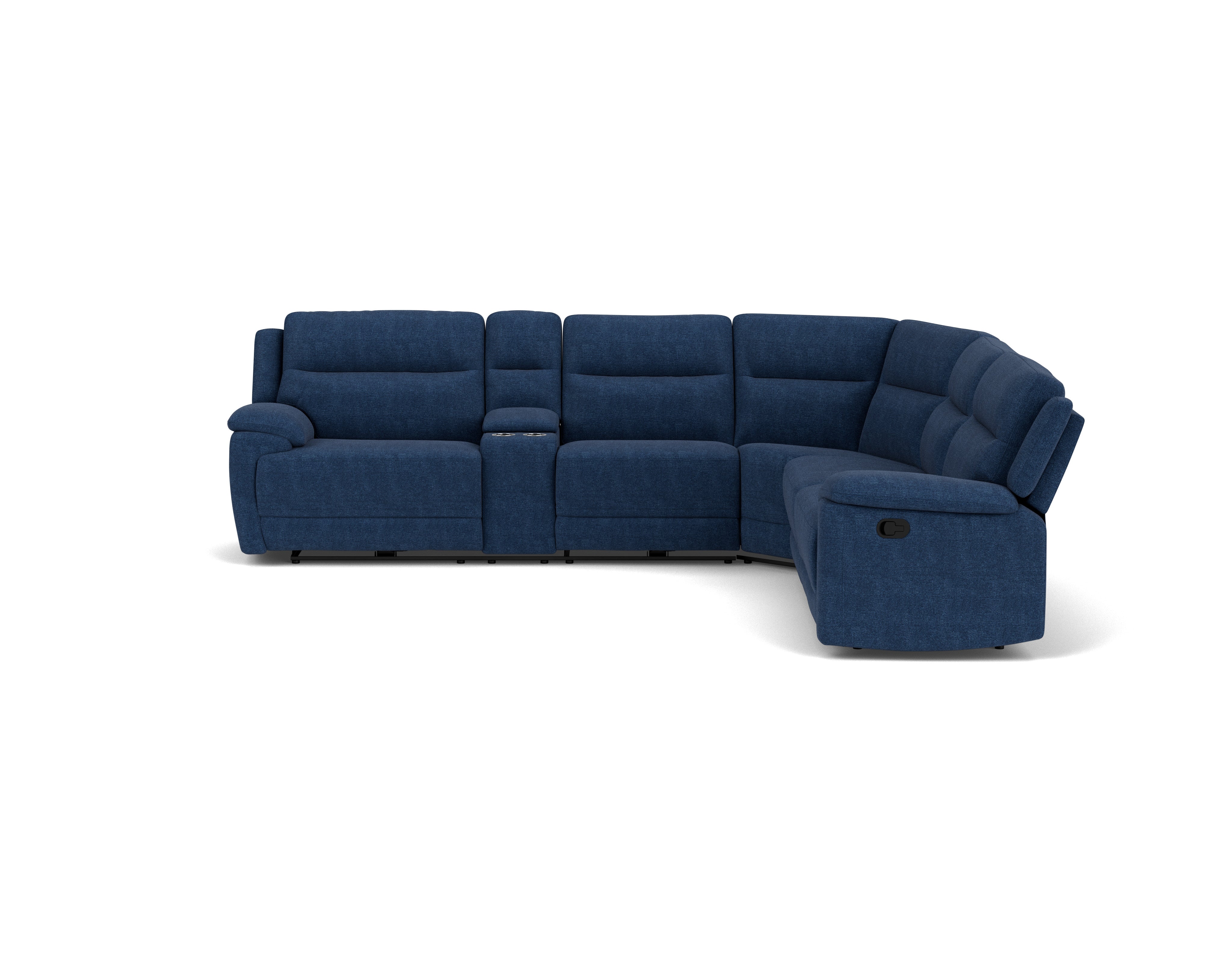 5.5 Seater Corner with 4 Recliners and Console