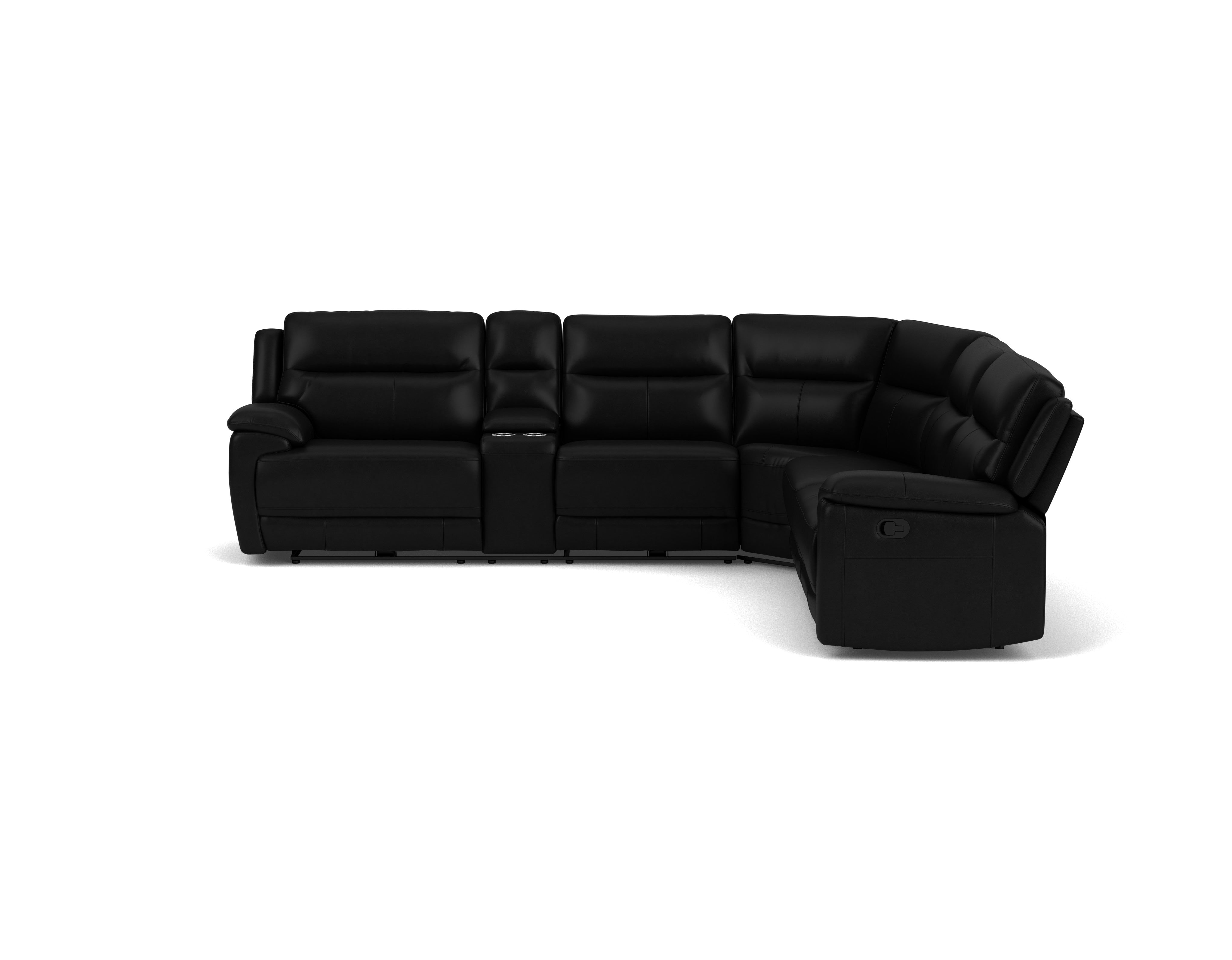 5.5 Seater Corner with 4 Recliners and Console
