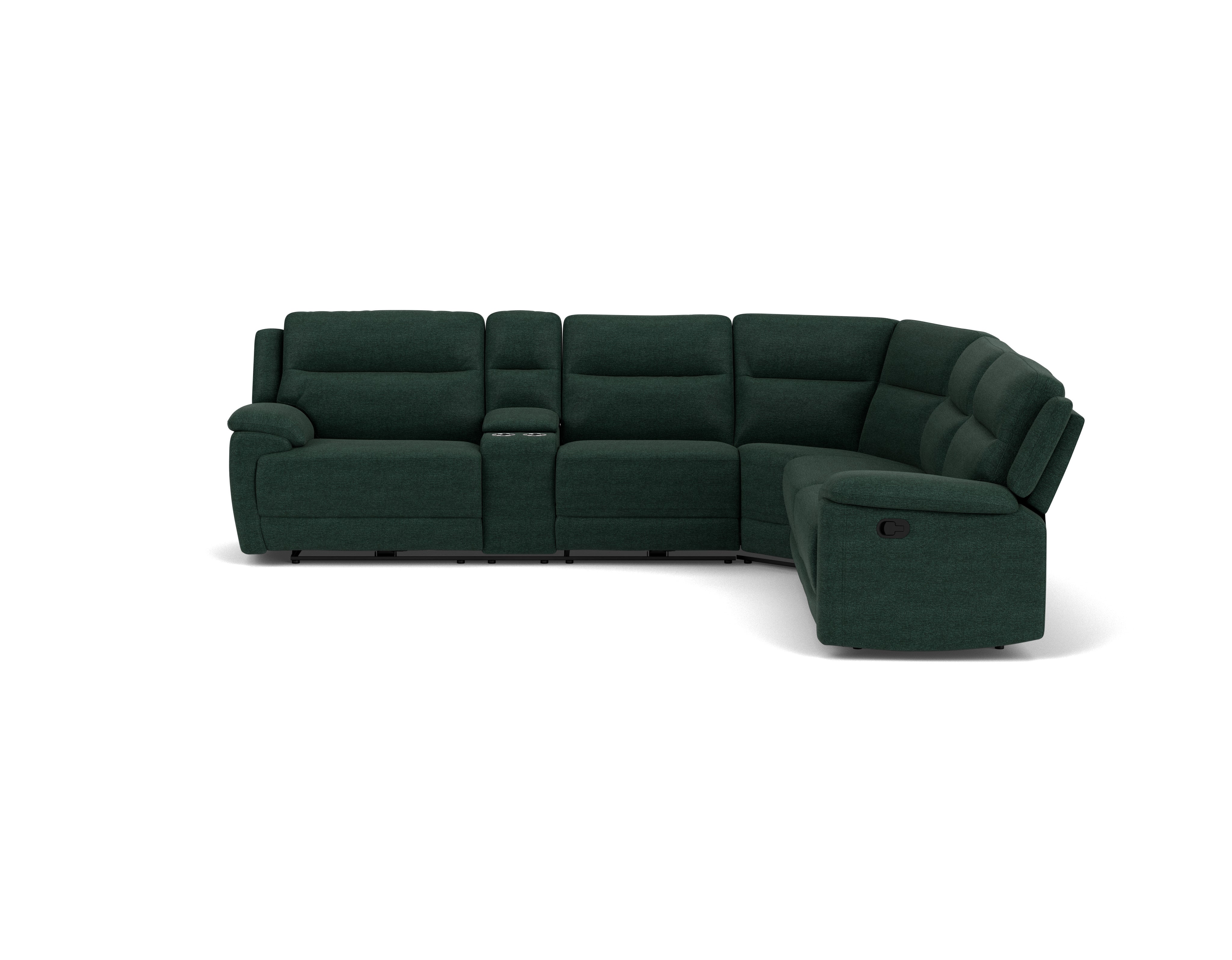 5.5 Seater Corner with 4 Recliners and Console