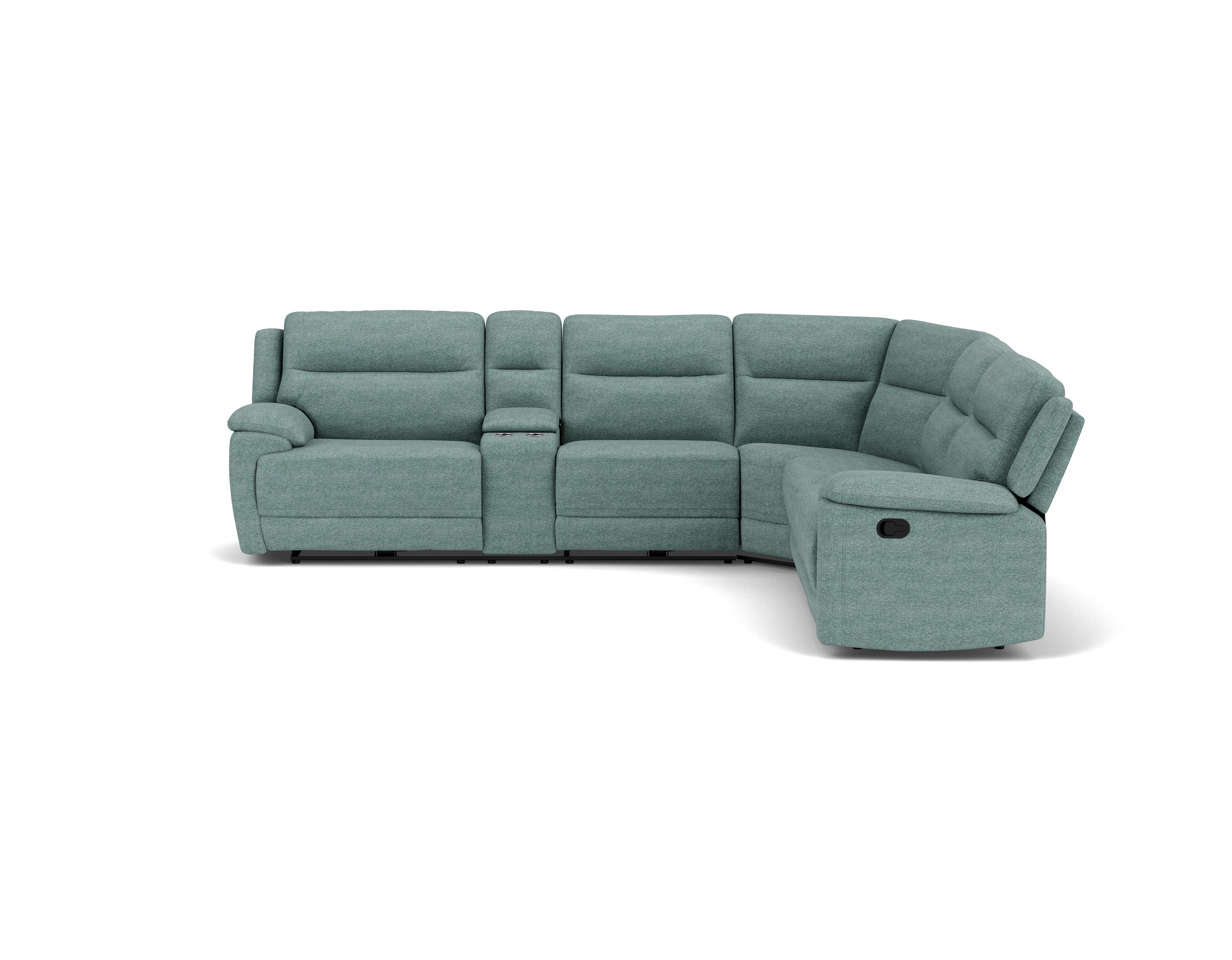 5.5 Seater Corner with 4 Recliners and Console