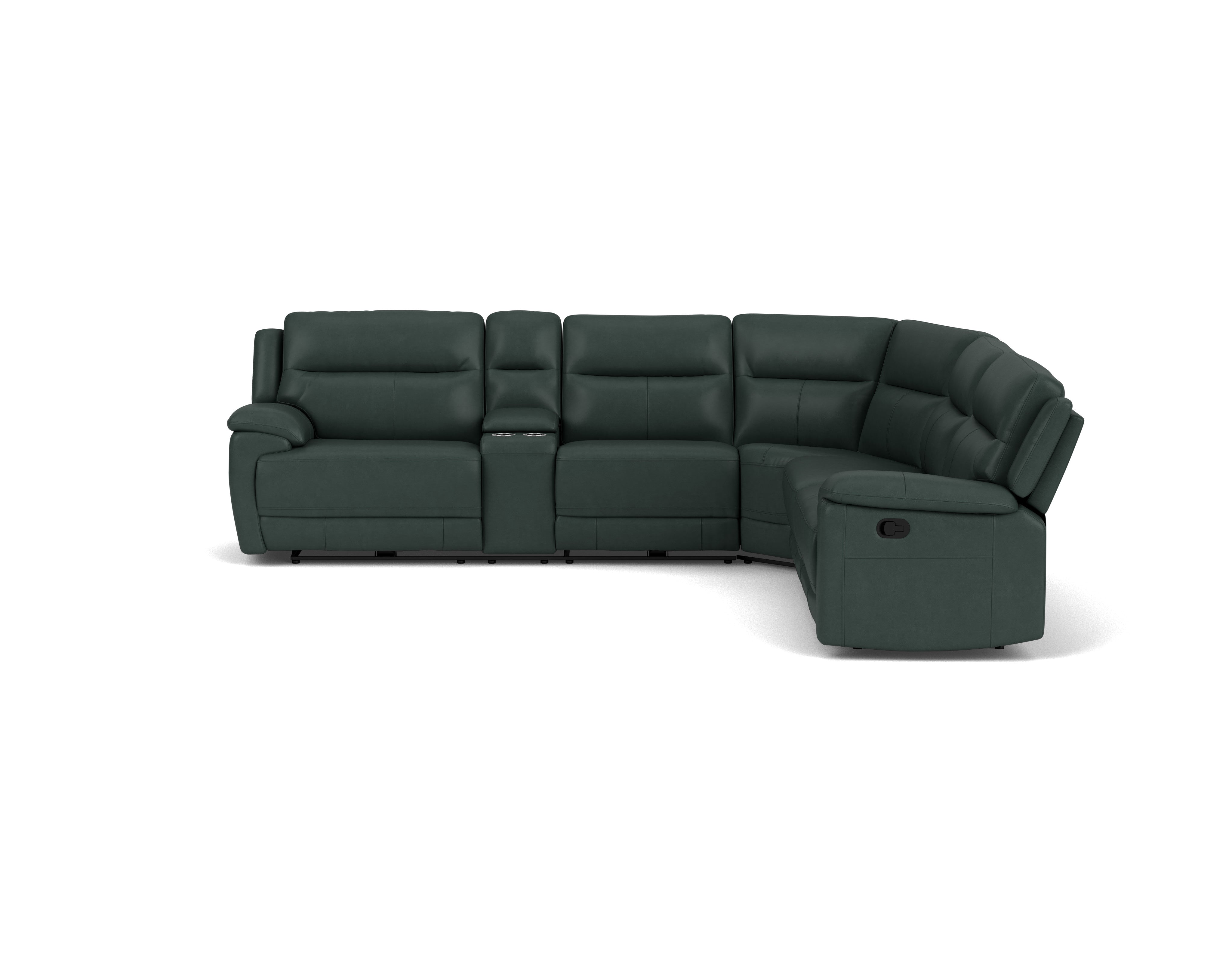 5.5 Seater Corner with 4 Recliners and Console