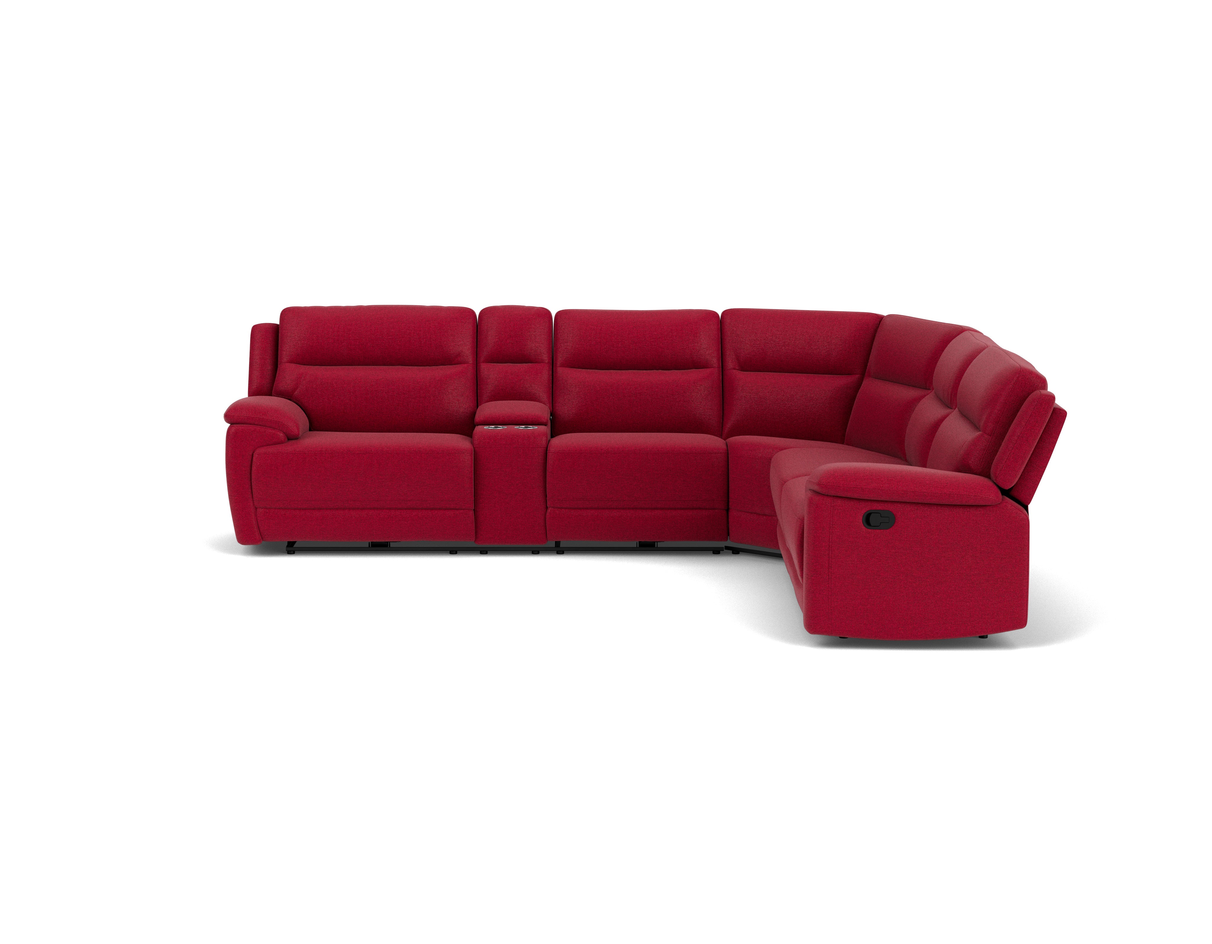 5.5 Seater Corner with 4 Recliners and Console