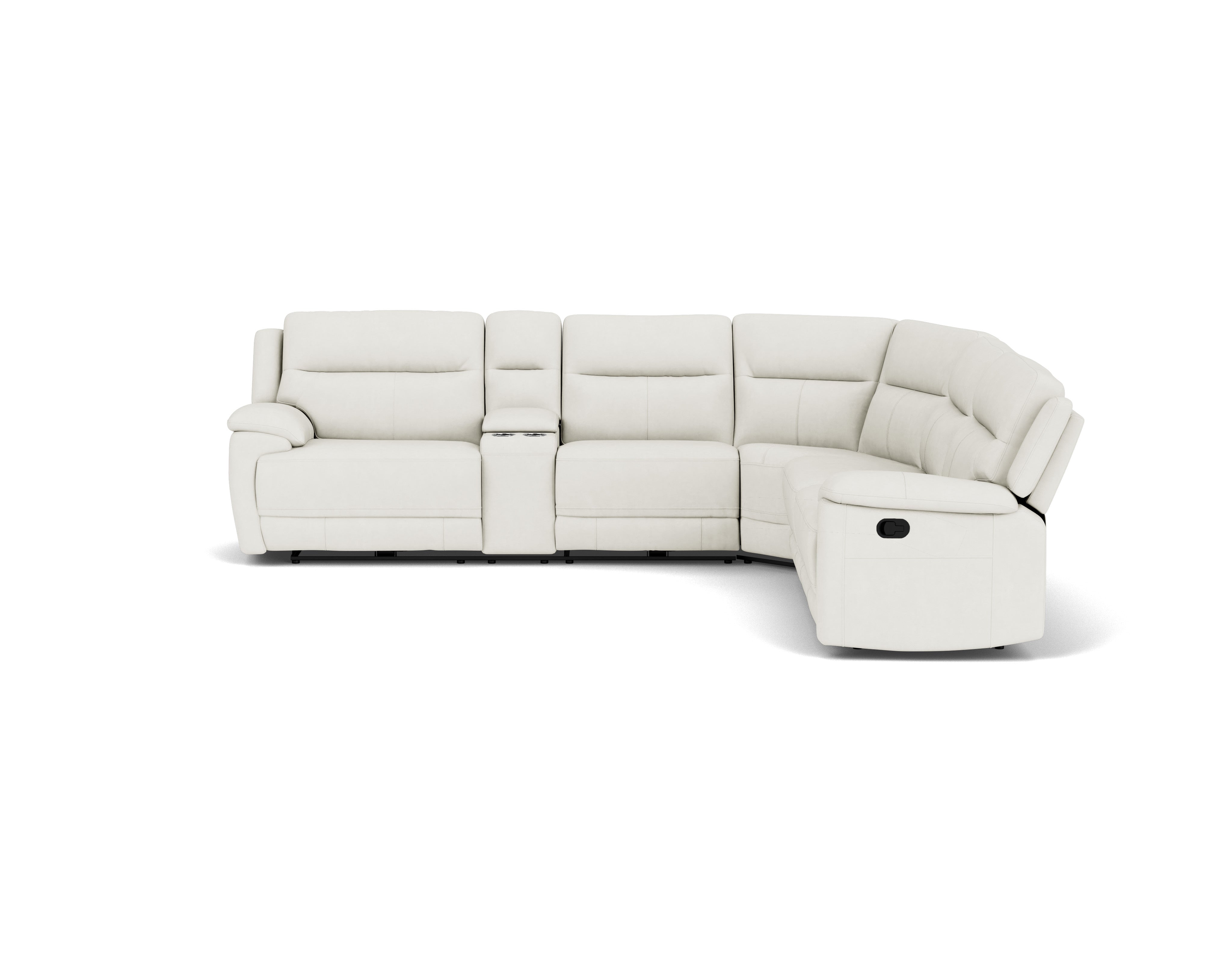 5.5 Seater Corner with 4 Recliners and Console